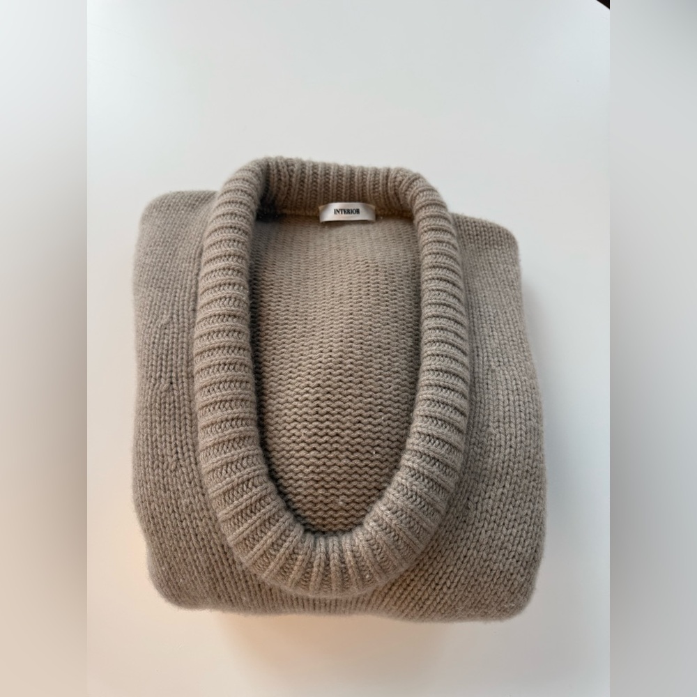 Interior NYC Bruno U Round Neck Sweater Jumper - Picture 4 of 13